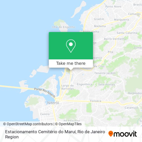 Mapa Estacionamento Cemitério do Maruí