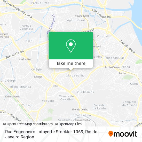 Rua Engenheiro Lafayette Stockler 1069 map