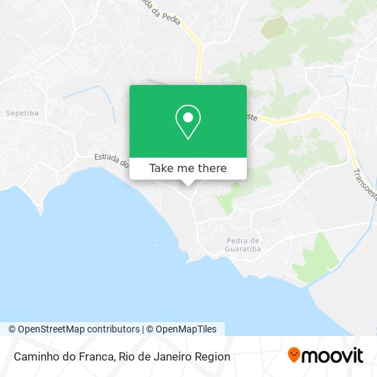Mapa Caminho do Franca