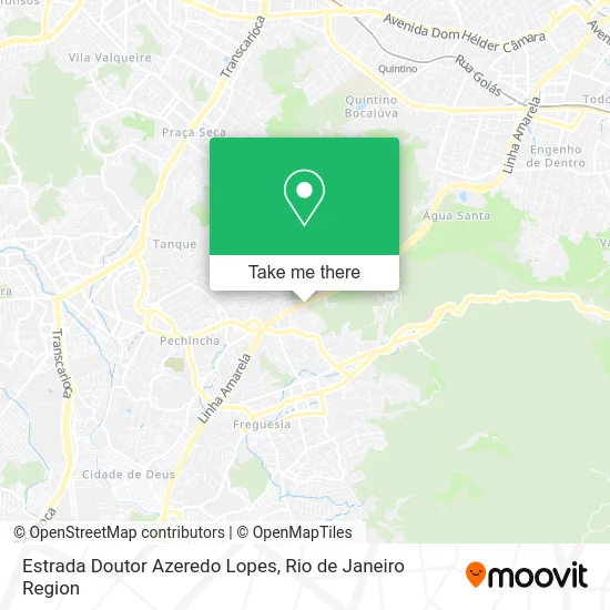 Estrada Doutor Azeredo Lopes map