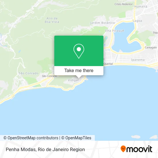 Penha Modas map