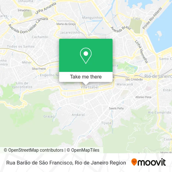 Rua Barão de São Francisco map