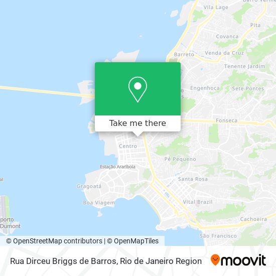 Mapa Rua Dirceu Briggs de Barros