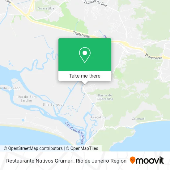 Restaurante Nativos Grumari map