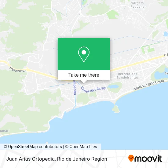 Juan Arias Ortopedia map