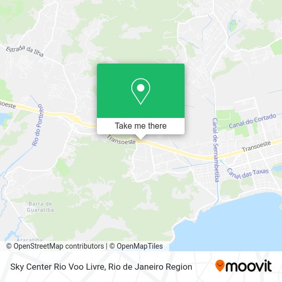 Sky Center Rio Voo Livre map