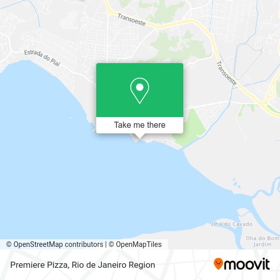 Premiere Pizza map