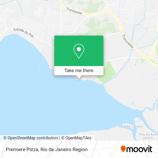 Premiere Pizza map