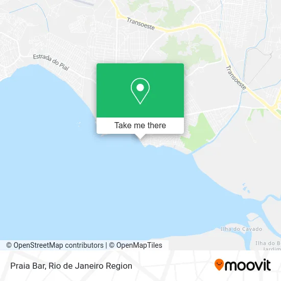 Praia Bar map