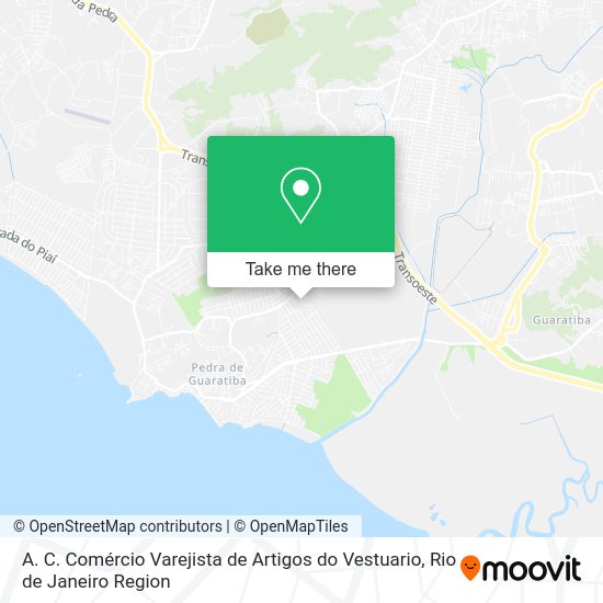 A. C. Comércio Varejista de Artigos do Vestuario map