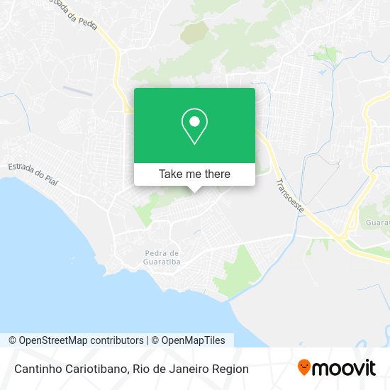 Cantinho Cariotibano map