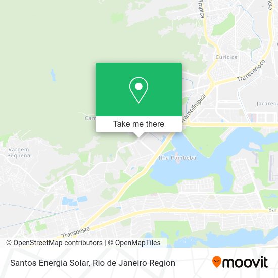 Santos Energia Solar map