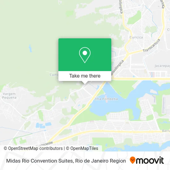 Midas Rio Convention Suites map