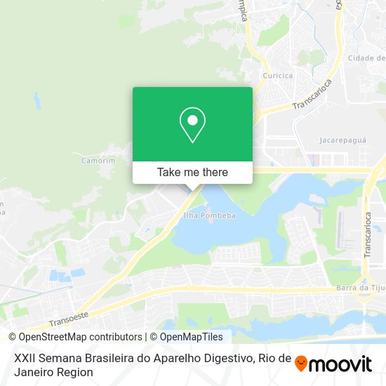 XXII Semana Brasileira do Aparelho Digestivo map