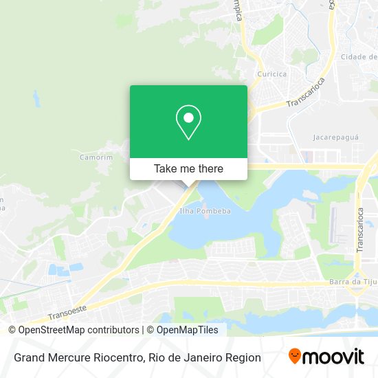 Grand Mercure Riocentro map