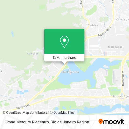 Grand Mercure Riocentro map
