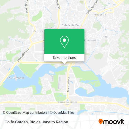 Golfe Garden map