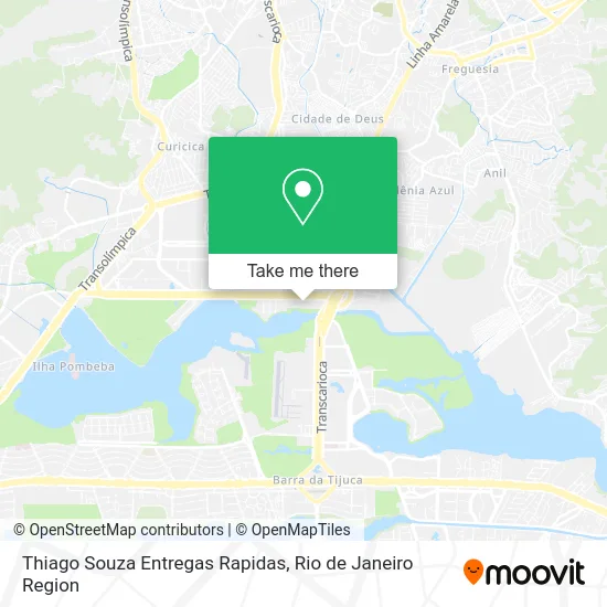 Thiago Souza Entregas Rapidas map