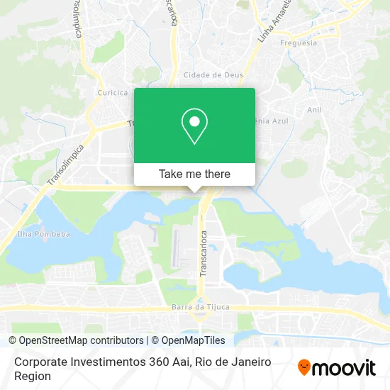 Corporate Investimentos 360 Aai map