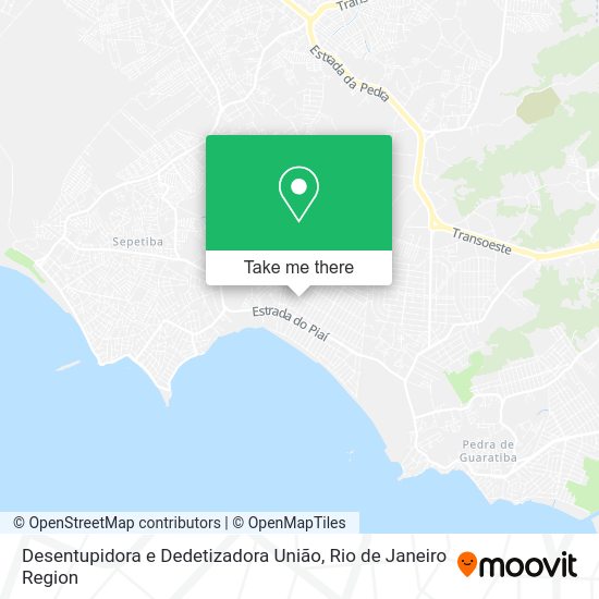 Desentupidora e Dedetizadora União map