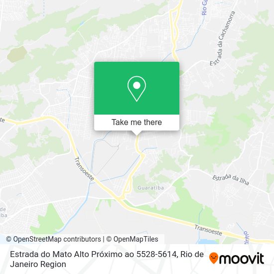 Estrada do Mato Alto Próximo ao 5528-5614 map