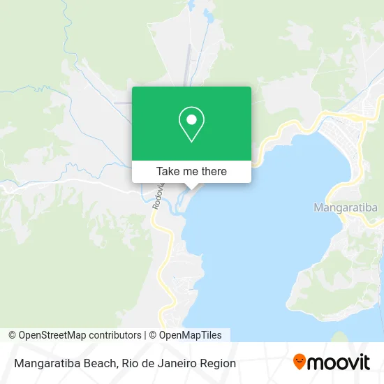Mangaratiba Beach map