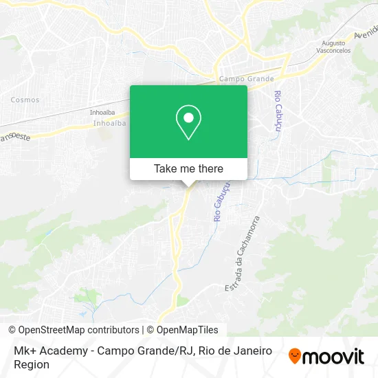 Mk+ Academy - Campo Grande/RJ map
