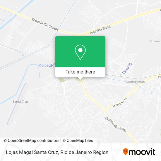 Lojas Magal Santa Cruz map