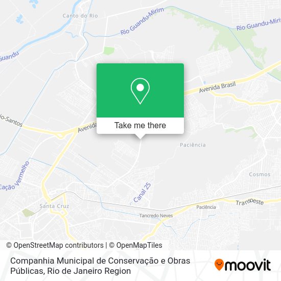 Companhia Municipal de Conservação e Obras Públicas map