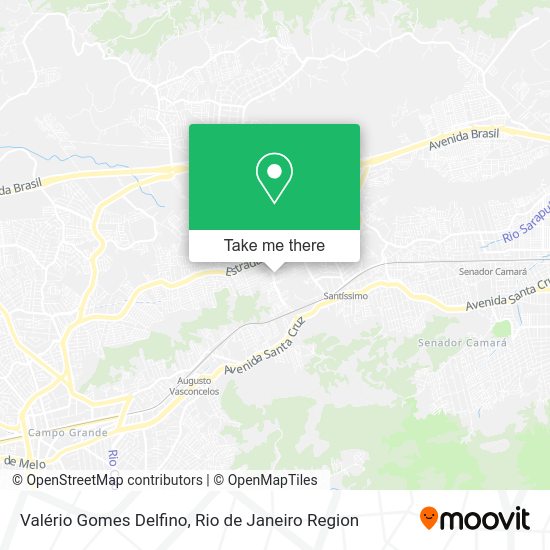 Valério Gomes Delfino map