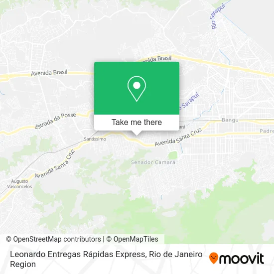 Leonardo Entregas Rápidas Express map