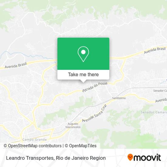 Leandro Transportes map