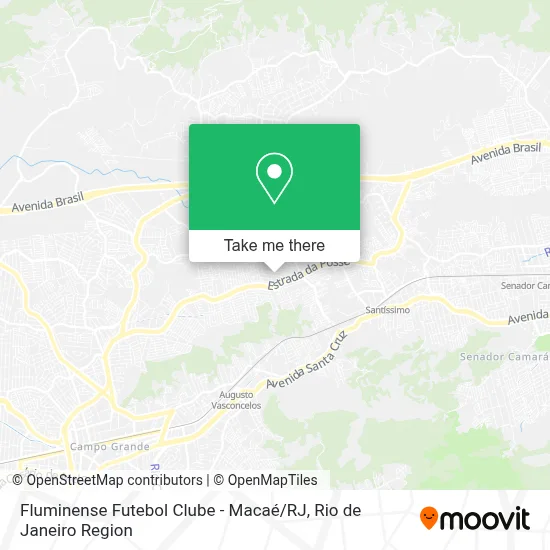 Fluminense Futebol Clube - Macaé / RJ map