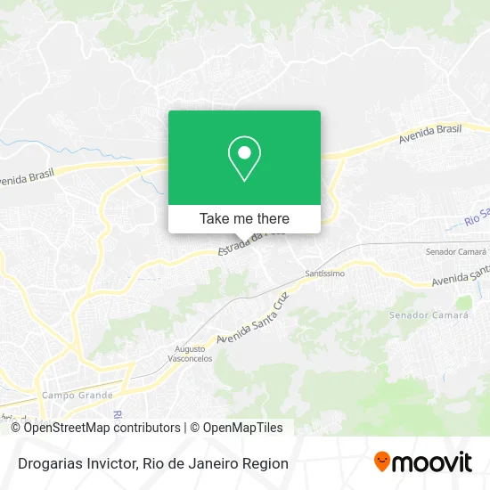 Drogarias Invictor map