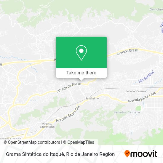 Grama Sintética do Itaquê map