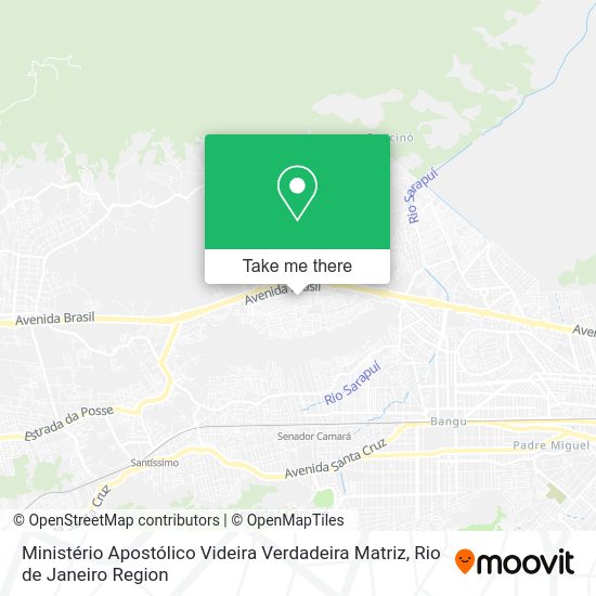 Ministério Apostólico Videira Verdadeira Matriz map