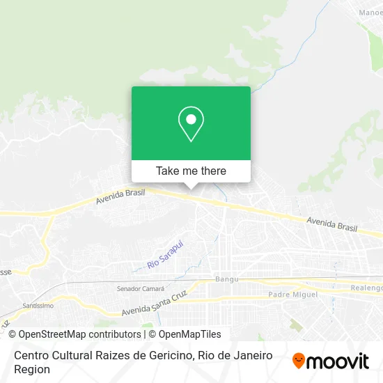 Centro Cultural Raizes de Gericino map