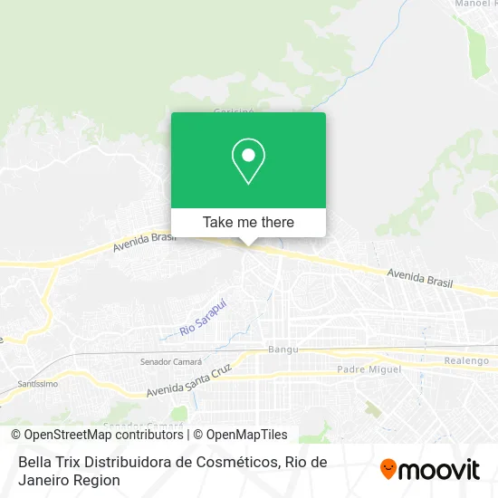 Bella Trix Distribuidora de Cosméticos map