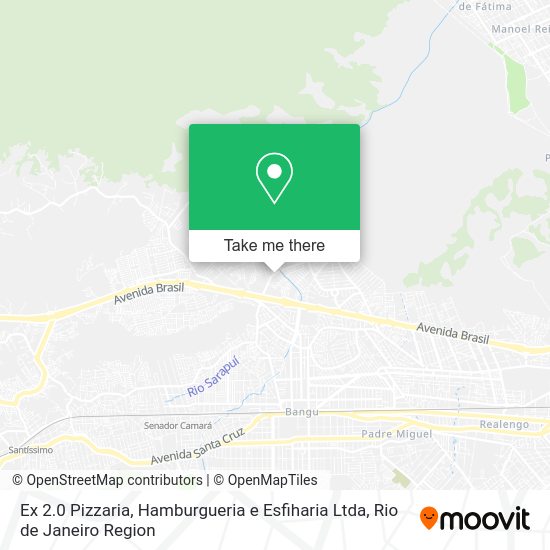 Ex 2.0 Pizzaria, Hamburgueria e Esfiharia Ltda map