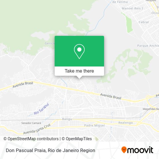 Don Pascual Praia map