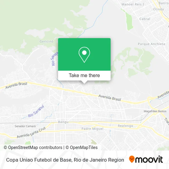 Copa Uniao Futebol de Base map