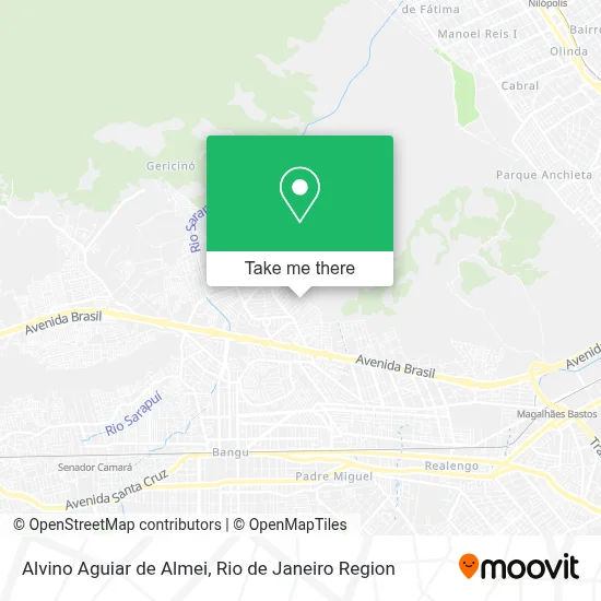 Alvino Aguiar de Almei map