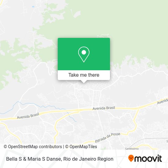 Bella S & Maria S Danse map