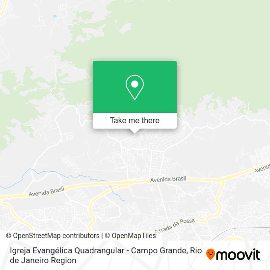 Igreja Evangélica Quadrangular - Campo Grande map