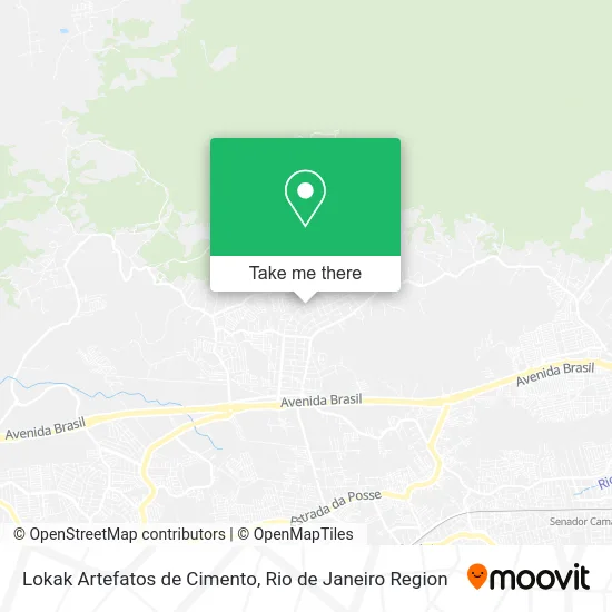 Lokak Artefatos de Cimento map