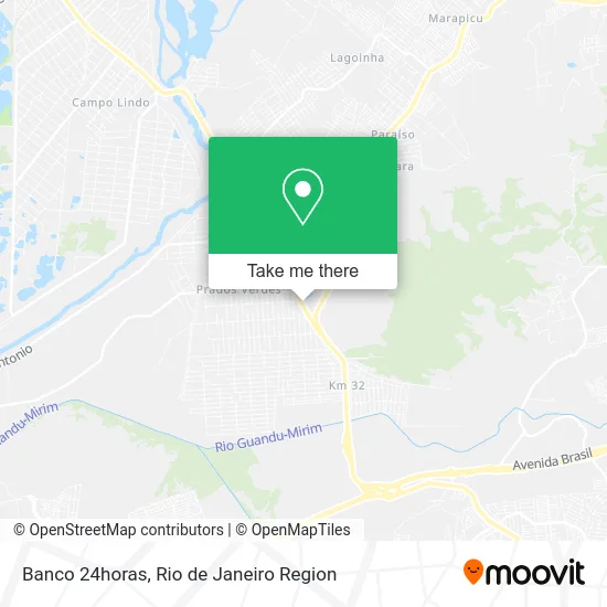 Banco 24horas map