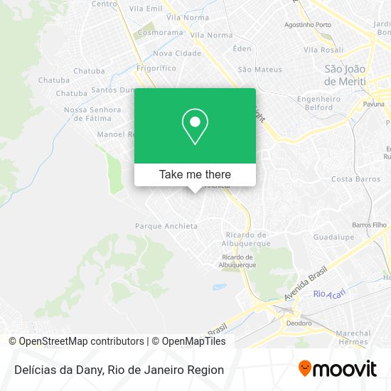 Delícias da Dany map