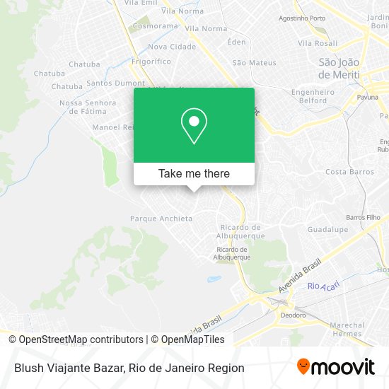 Blush Viajante Bazar map