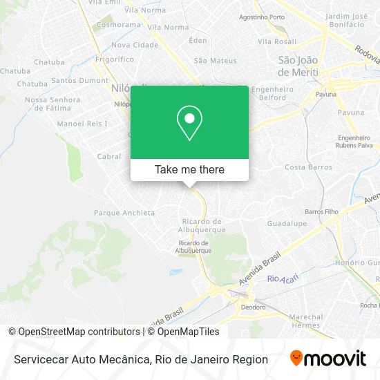 Servicecar Auto Mecânica map