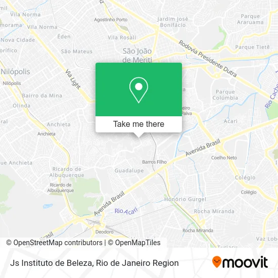 Js Instituto de Beleza map